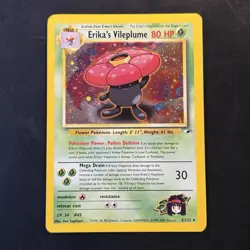 Pokemon Vintage Holo Erika's Vileplume 005/132 Gym Heroes Wotc 2000 - Image 1