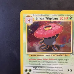Pokemon Vintage Holo Erika's Vileplume 005/132 Gym Heroes Wotc 2000 - Image 2