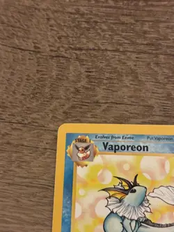 Pokemon TCG Vaporeon Jungle 28/64 Rare Unlimited Stage 1 80 HP Regular English - Image 5