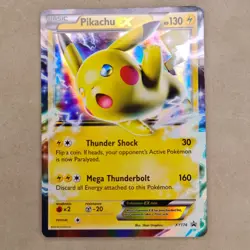 Pikachu EX XY174 Xy Black Star Promo Holo 2016 Rare Pokemon Card NM Near Mint - Image 1