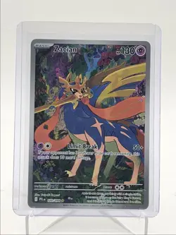 ZACIAN 2025 POKEMON PHANTASMAL FLAMES ILLUSTRATION RARE I 100/094 Q5542 - Image 1
