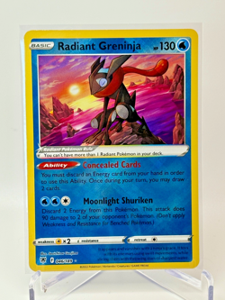 Pokemon TCG Radiant Greninja Holo Rare Card Swsh10: Astral Radiance - Image 1