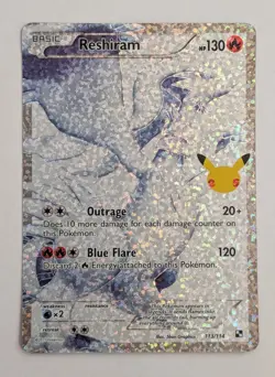 Pokemon TCG Reshiram 113/114 Celebrations: Classic Collection - Image 1