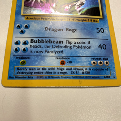 Gyarados 6/102 Base Set Holo HP - Pokemon Card - Image 4