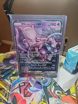 JUMBO Oversized Jumbo Mewtwo GX (SM196) - Pokemon - NM - Image 1