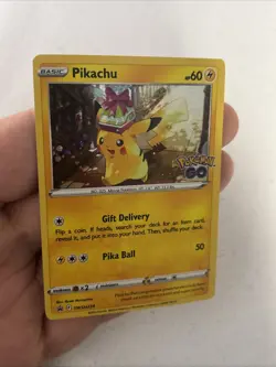 Pikachu SWSH234 Cosmos Holo Promo SWSH Black Star Pokemon Birthday Gift - Image 4