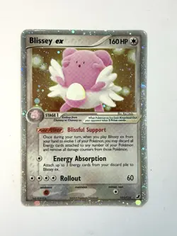 Pokemon Blissey ex 101/115. EX Unseen Forces. Ultra Rare Holo. NM- - Image 1
