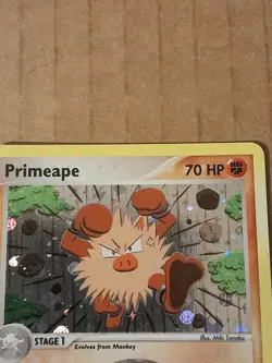Pokemon Primeape 28/112 Rire Red Leaf Green Reverse Holo NM See Pictures - Image 2