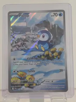 Pokemon Piplup 98 IR - Phantasmal Flames - NM / Pack Fresh - Image 1