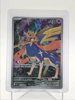 ZACIAN 2025 POKEMON PHANTASMAL FLAMES ILLUSTRATION RARE H 100/094 Q5542 - Image 1