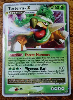 Torterra LV.X DP09 Black Star Promo Pokemon Card VLP-NM - Image 1