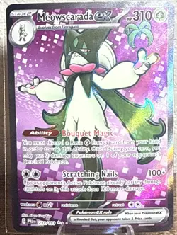 Meowscarada ex 231/193 Pokemon TCG SV Paldea Evolved Ultra Rare - NM - Image 1