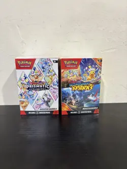 Pokemon TCG Prismatic Evolutions Booster Bundle + Surging Sparks BB (Brand New) - Image 1