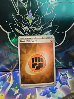 Basic Fighting Energy SVE 014 Reverse Holo Pokemon Prismatic Evolutions - Image 1