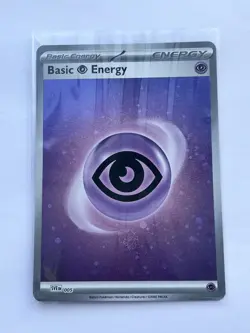 Pokemon TCG Scarlet & Violet 151 Basic Psychic Energy 005 Cosmos Holo NM - Image 1