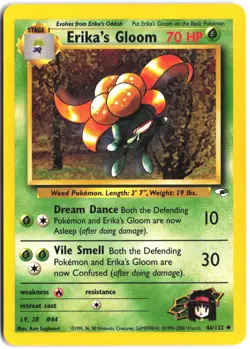 Erika's Gloom 46/132 Uncommon Gym Heroes Pokemon - Image 1