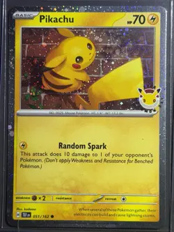 Pokemon TCG Pikachu 051/162 ⭐ Pokemon Day 2026 Collection 30th anniversary - Image 1