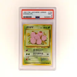 Pokemon PSA 9 Exeggcute 102 Japanese Jungle - Image 1