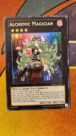 YuGiOh! Alchemic Magician - Unlimited - REDU-EN047 - Super Rare NM - Image 1