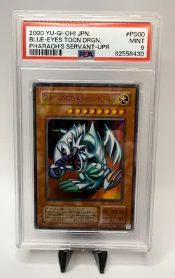 2000 Yu-gi-oh! Blue Eyes Toon Dragon Ps00 Pharaoh's Servant Japanese PSA 9 - Image 1