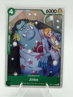 Jinbe Pre-Release Promo Card OP07-027 One Piece TCG ENGLISH - Image 1