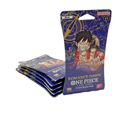 Lot of (6) One Piece TCG OP-01 English Romance Dawn Sleeved Booster Packs SEALED - Image 1