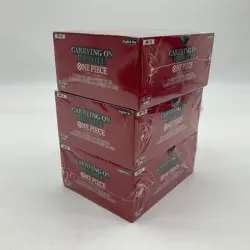 One Piece TCG OP-13 English Carrying On His Will Booster Boxes SEALED Lot of (3) - Image 2