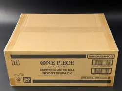 One Piece TCG English OP-13 Carrying On His Will Booster Box Case SEALED - Image 1