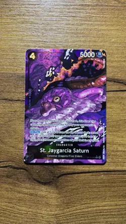 One Piece St. Jaygarcia Saturn (Alternate Art) - Carrying On His Will OP13-083 - Image 1