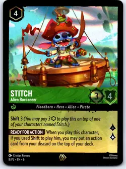 Stitch - Alien Buccaneer (Stitch Collector's Gift Set Promo 8) Disney Lorcana - Image 1
