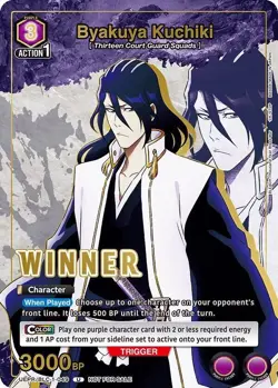 Byakuya Kuchiki Winner Foil - UEPR /BLC-1-049 NM - Union Arena - Image 1