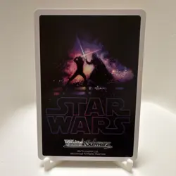 Star Wars Ahsoka 9000 Foil Stamped Japanese Weiss Schwarz Card Bushiroad - Image 2