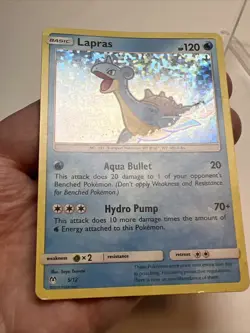 DAMAGED Lapras 5/12 McDonald's Promos 2019 AUTHENTIC Pokemon Card - Image 3