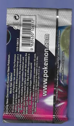 Pokemon "Black and White" 10-Card Sealed Booster Pack (Zoroark) X1 - Image 2
