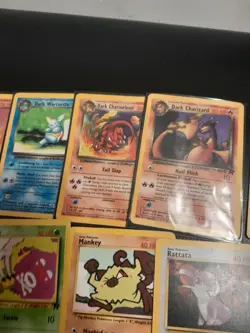 Pokemon TCG Dark Charizard 21/82 Pokemon Card Lot Estate Find - Image 1
