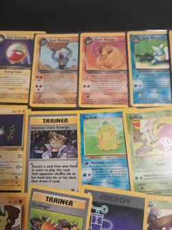 Pokemon TCG Dark Charizard 21/82 Pokemon Card Lot Estate Find - Image 2