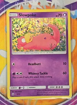 🔥Pokemon Cards Slowpoke 5/12 McDonald's Promo Holo 2018 Sleeved/ Protected 👍📈 - Image 3