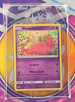 🔥Pokemon Cards Slowpoke 5/12 McDonald's Promo Holo 2018 Sleeved/ Protected 👍📈 - Image 4