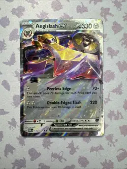 Aegislash ex - 135/182 - Pokemon Paradox Rift Ultra Rare Card NM - Image 1