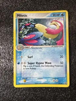 Pokemon Cards - Milotic - 8/106 - EX Emerald - Holo Rare -2005 - Image 3