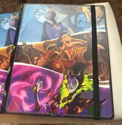 Lot (2) Disney Lorcana The First Chapter Villians 9 Pocket Binder 252 Cards Each - Image 2