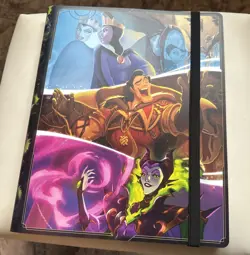 Lot (2) Disney Lorcana The First Chapter Villians 9 Pocket Binder 252 Cards Each - Image 3