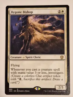 Bygone Bishop - Commander: Innistrad Crimson Vow - Magic the Gathering MTG Nice! - Image 1