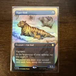 MTG Tiger-Seal (Borderless) Avatar: The Last Airbender Foil - Image 1