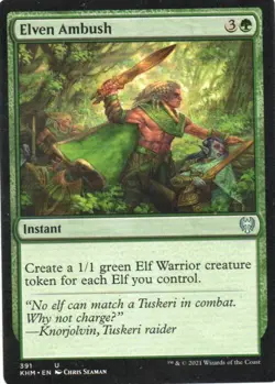 MTG: Kaldheim: Elven Ambush: Lightly Played Condition - Image 1