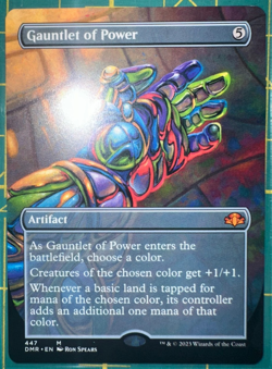 Gauntlet of Power (Borderless) Dominaria Remastered Regular 447 - Image 1