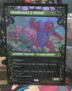 Groundchuck & Dirtbag (Showcase) - MTG: Teenage Mutant Ninja Turtles FOIL - Image 1