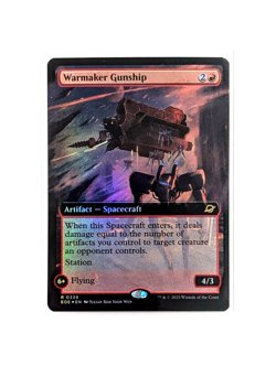 Warmaker Gunship R 0339 Extended Art FOIL MTG Edge Of Eternities EOE EN NM/M - Image 1