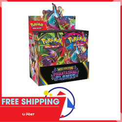 New Pokemon TCG: Mega Evolution Phantasmal Flames Trading Card Hobby Booster Box - Image 1