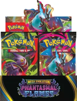 New Pokemon TCG: Mega Evolution Phantasmal Flames Trading Card Hobby Booster Box - Image 2